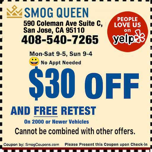 Smog Check Coupon